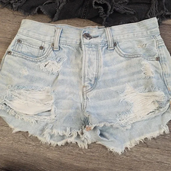 Bundle- 2 American Eagle Jean Shorts - Picture 2 of 12